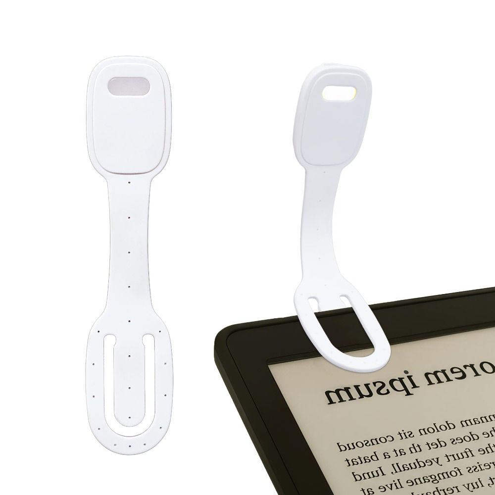 Travel Reading Accessories - 2-in-1 Clip-On Book Light with Dimmable
