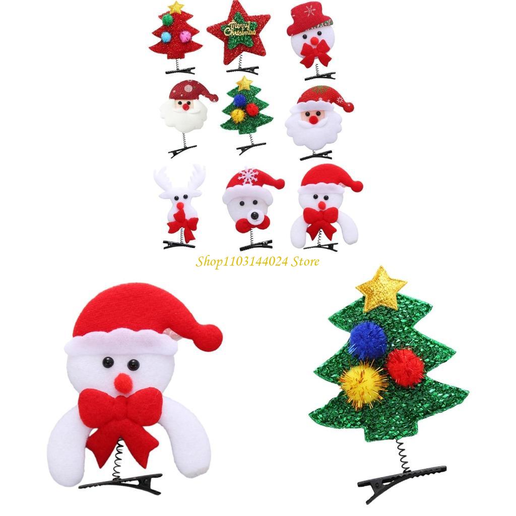 Travel Accessories Shops - Cartoon Christmas Hair Clip Festival Headwear