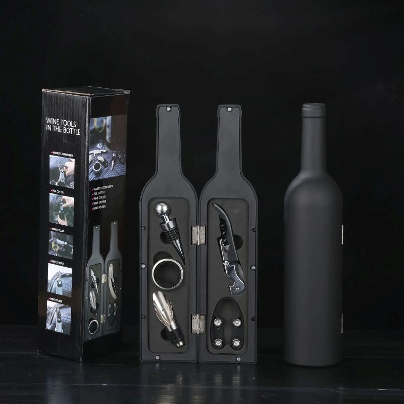 Travel Accessories Kit - Premium Wine Tool Kit 5-Piece Set