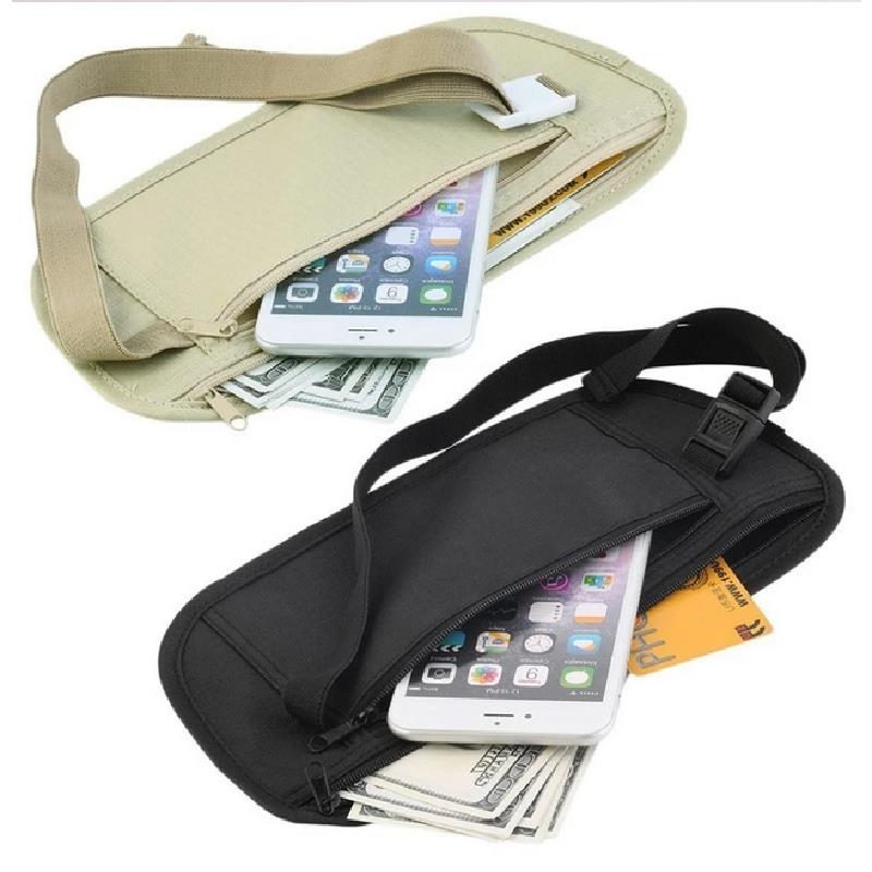 Money Belt Hidden - Sport Running Wais Bag Invisible Travel