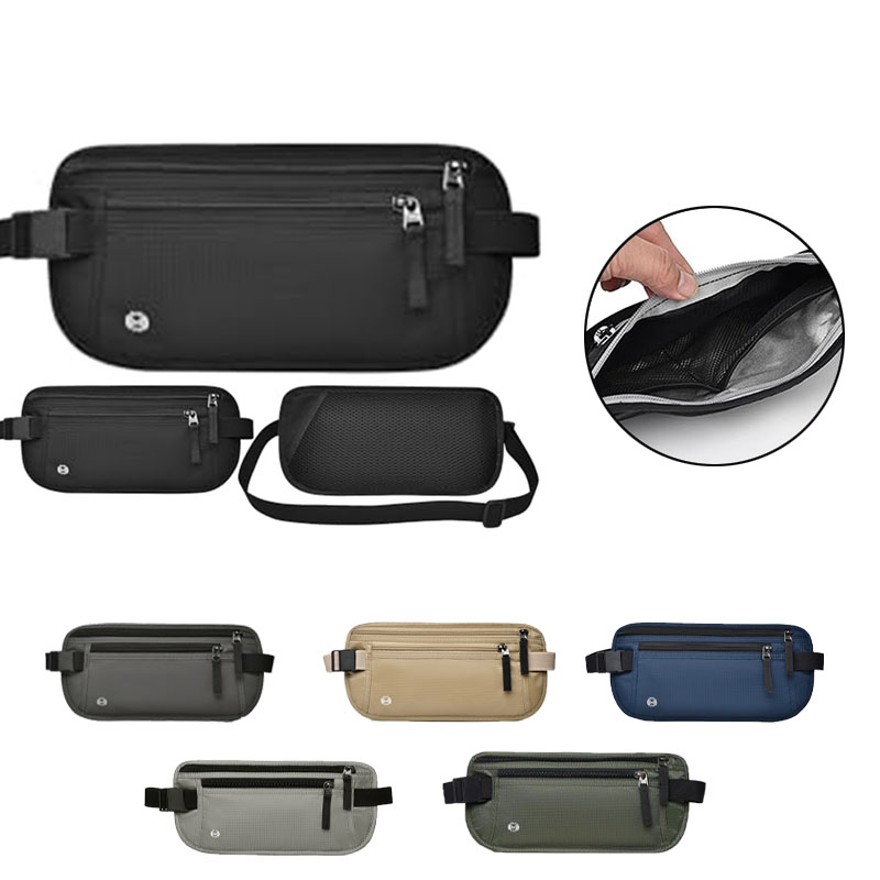 Money Belt Hidden - Invisible Travel Waist Pack Pouch for