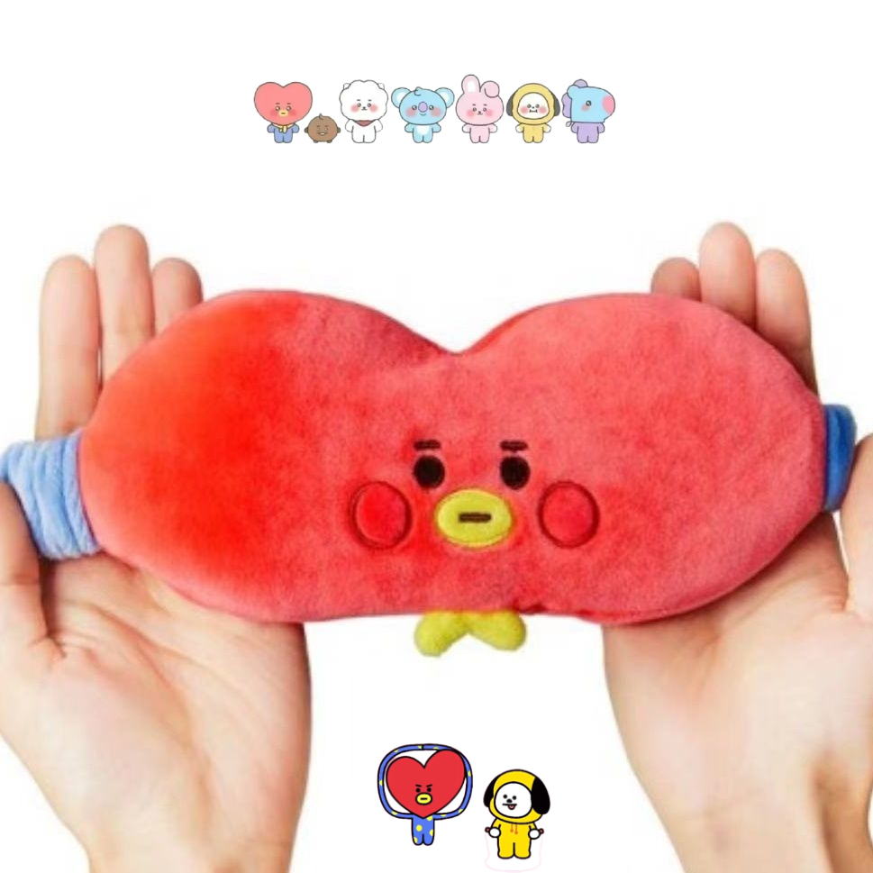 Travel Accessories Kit - BT21 cartoon cute plush doll eye