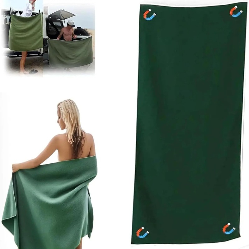 Travel Towel Quick Dry - Outdoor Magnetic Quick-Dry Bath Towel，Portable Beach
