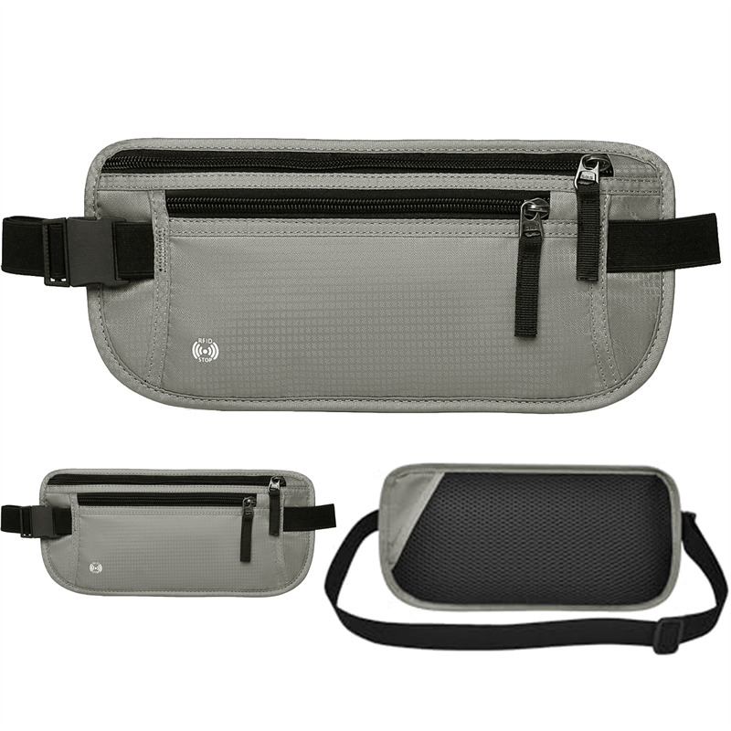 Money Belt Hidden - Invisible Travel Waist Pack Pouch for