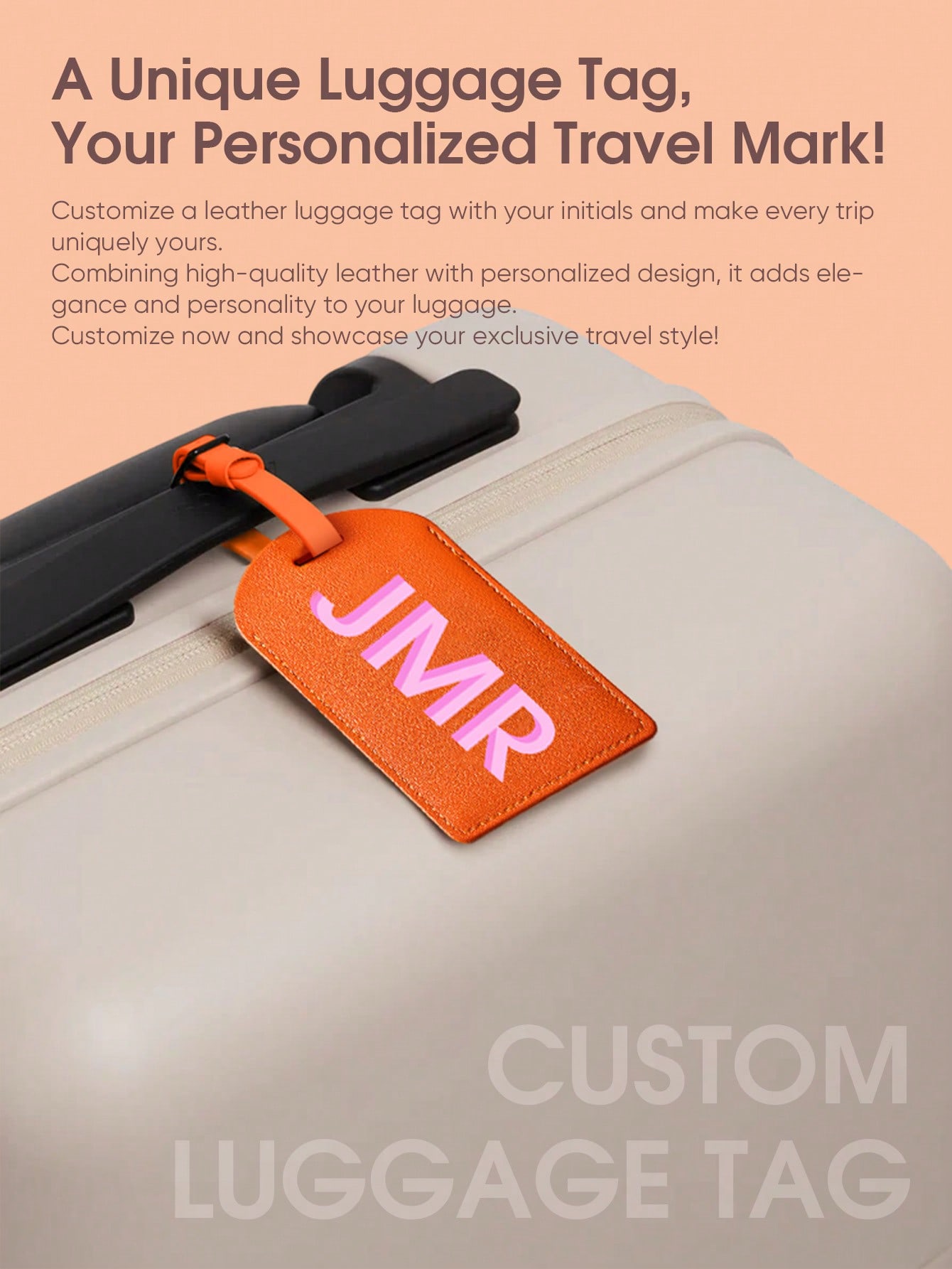 Personalized Initial Luggage T - Travel Accessories International 评论和价格