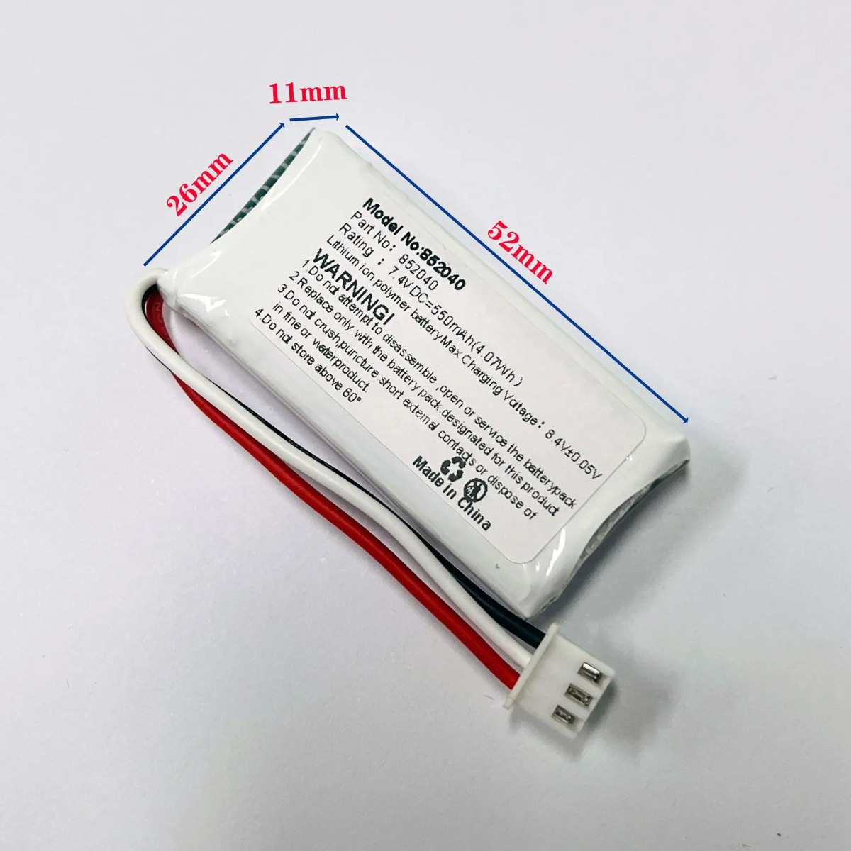 440mAh/550mAh 2S 7.4V 25C Lith - Xiaomi Travel Accessories 评论和价格