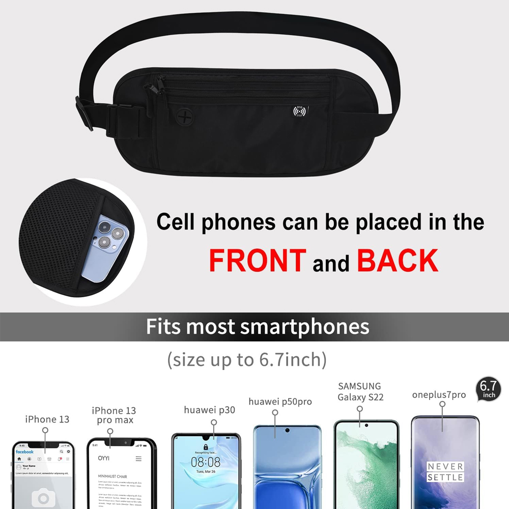 1Pcs Secure Travel Money Belt, - Money Belt Hidden 评论和价格