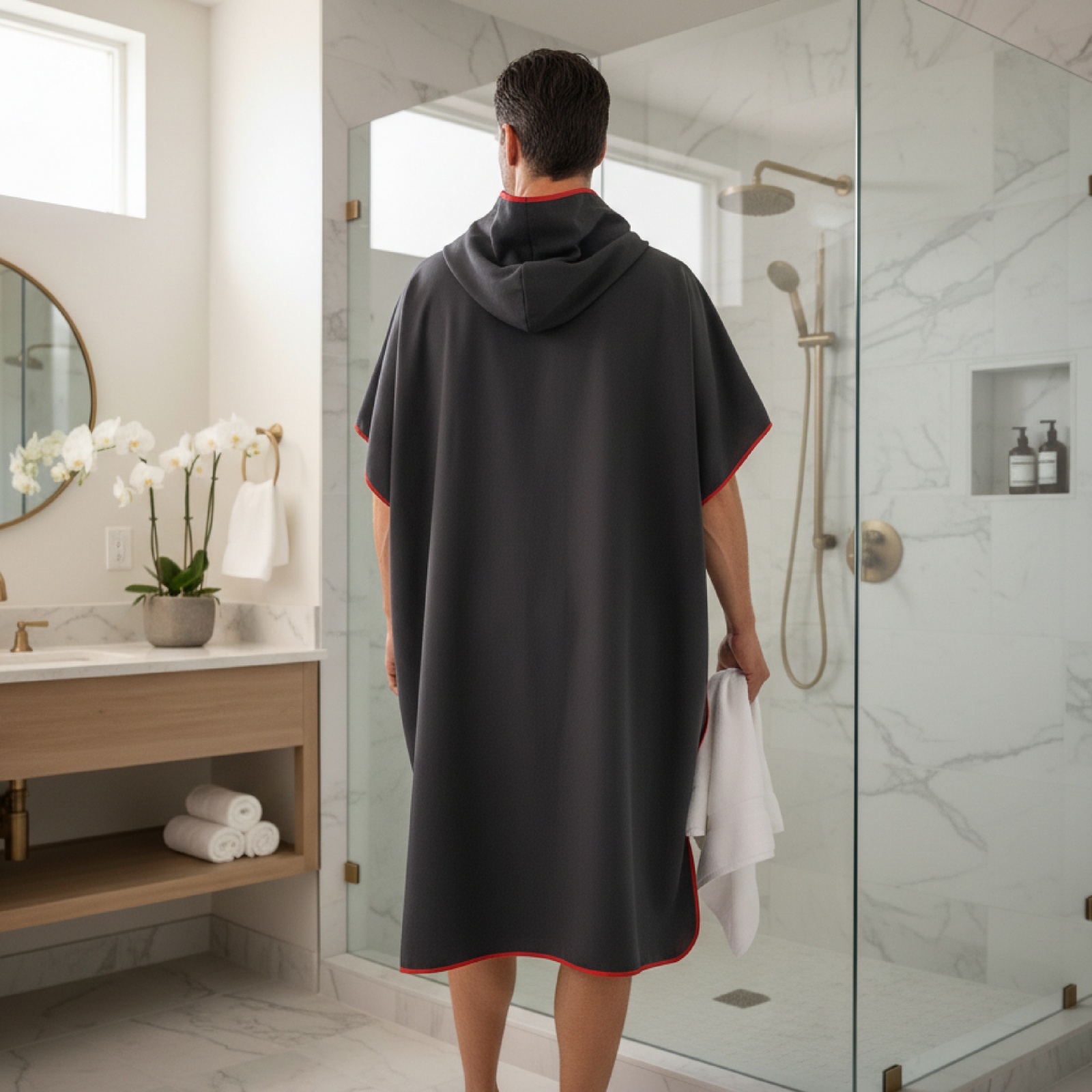 Quick Dry Poncho 80x100cm in B - Travel Towel Quick Dry 评论和价格