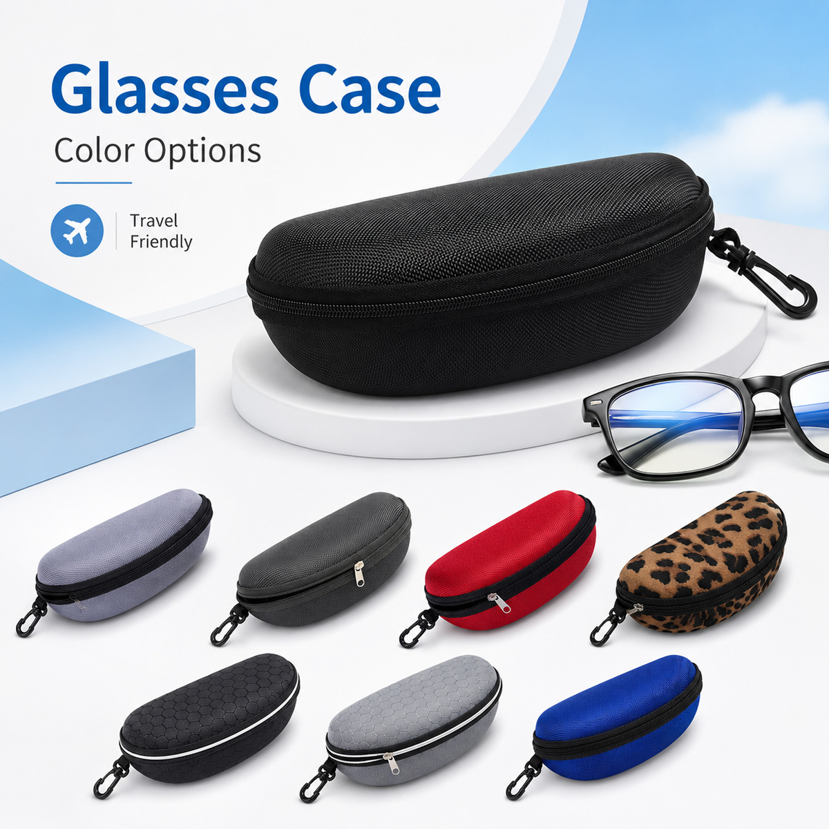 Protective Hard Shell Glasses  - Travel Reading Accessories 评论和价格