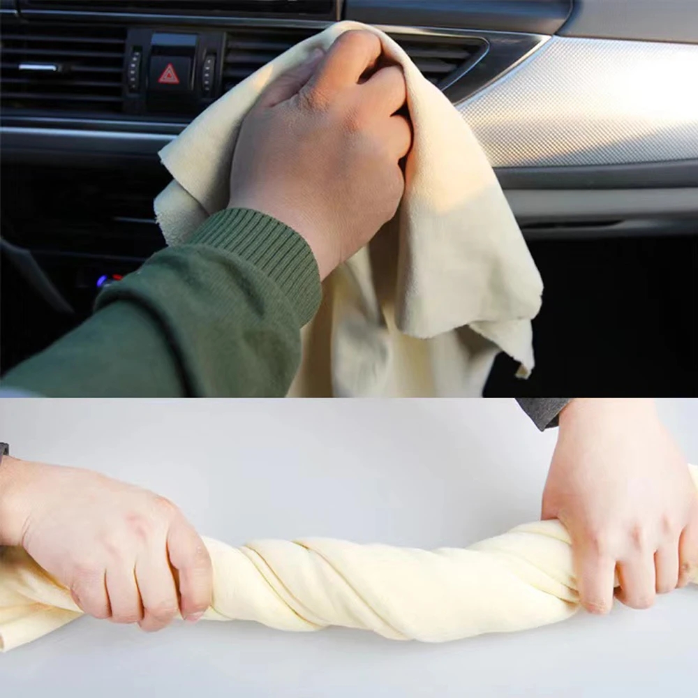 Natural Chamois Car Care Clean - Travel Towel Quick Dry 评论和价格