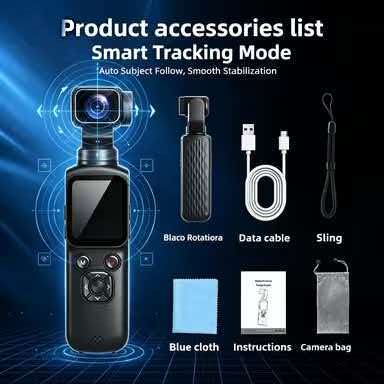 Handheld Pocket Digital Camera - Travel Vlog Accessories 评论和价格