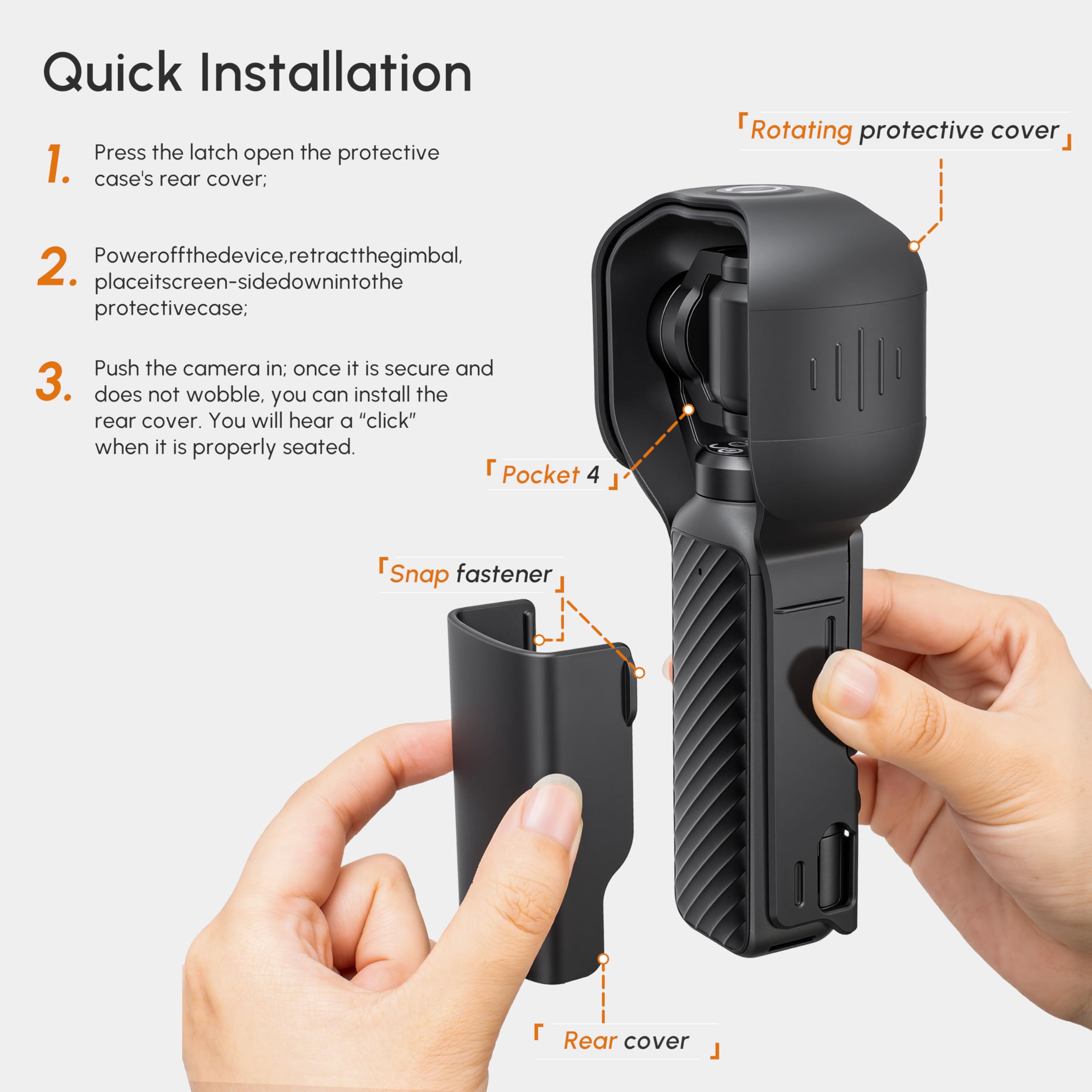 Protective Cover Case for DJI  - Travel Vlog Accessories 评论和价格