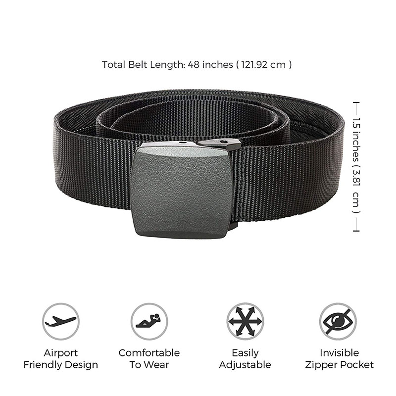 Anti-Theft Travel Waist Bag 12 - Money Belt Hidden 评论和价格