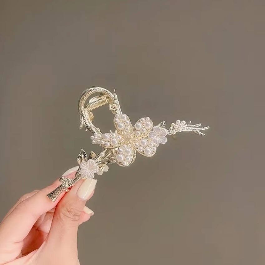 1 Pcs Metal Hair Claw Pearl Ha - Travel Hair Accessories 评论和价格