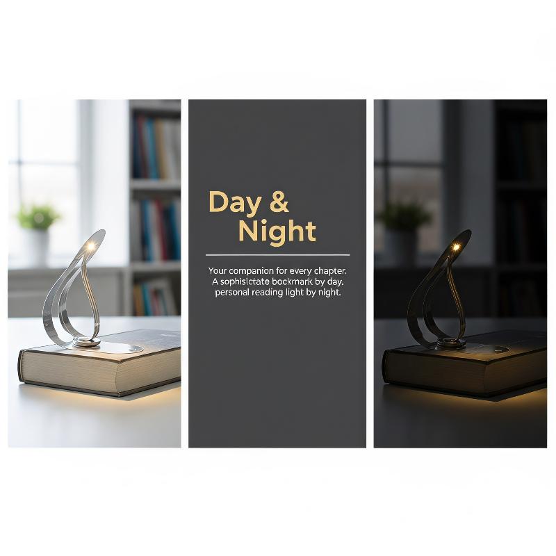 Ultra Thin LED Bookmark Readin - Travel Reading Accessories 评论和价格