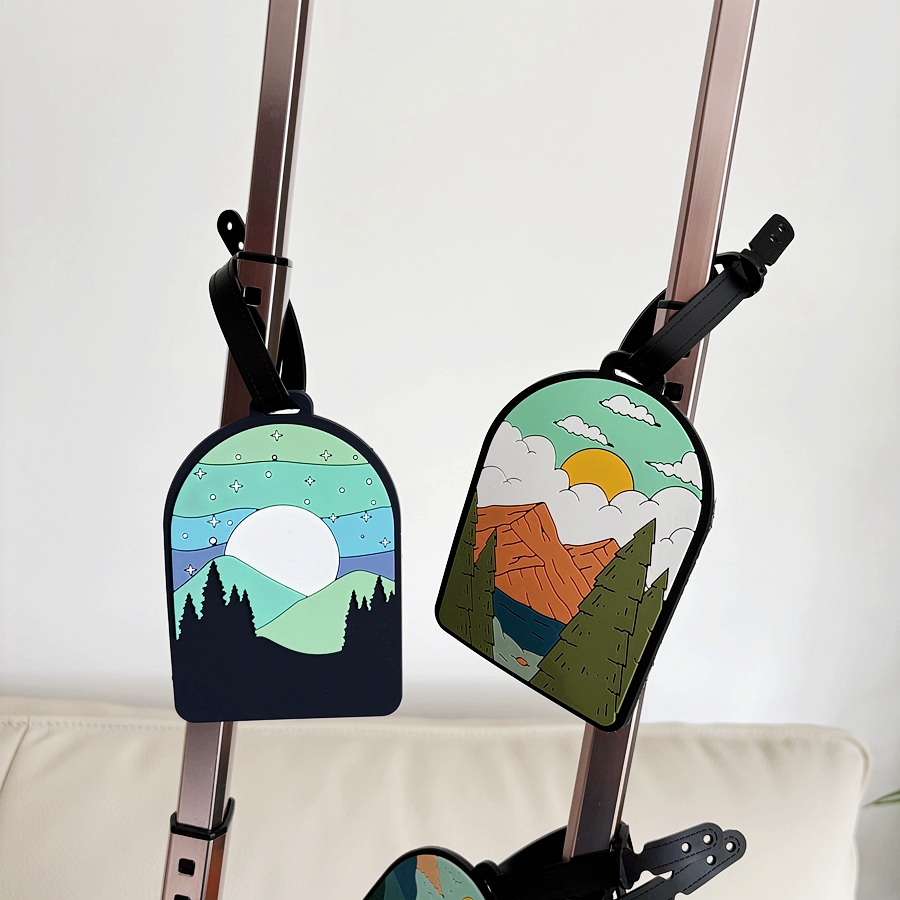 1/3/6pcs landscape luggage tag - Travel Accessories International 评论和价格