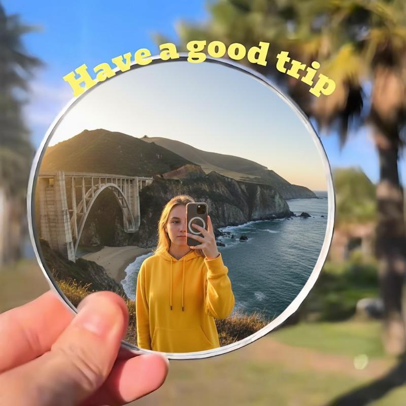 5cm Handheld Selfie Mirror Por - Travel Vlog Accessories 评论和价格