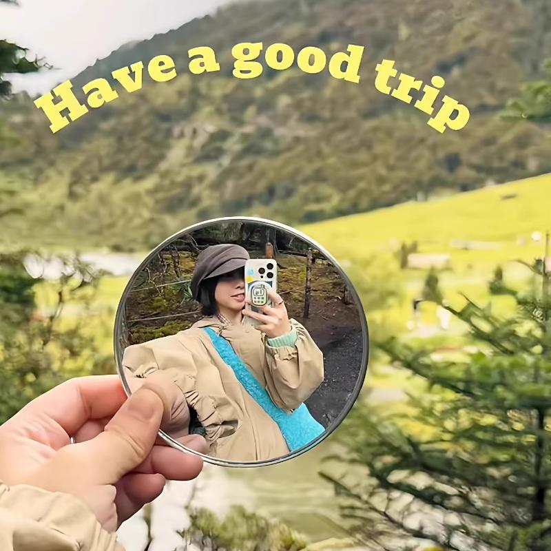 5cm Handheld Selfie Mirror Por - Travel Vlog Accessories 评论和价格