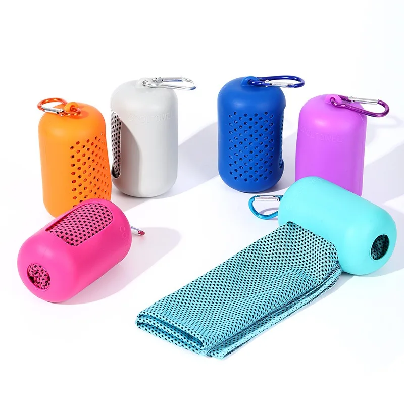 Cooling Towel with Portable Ca - Travel Towel Quick Dry 评论和价格