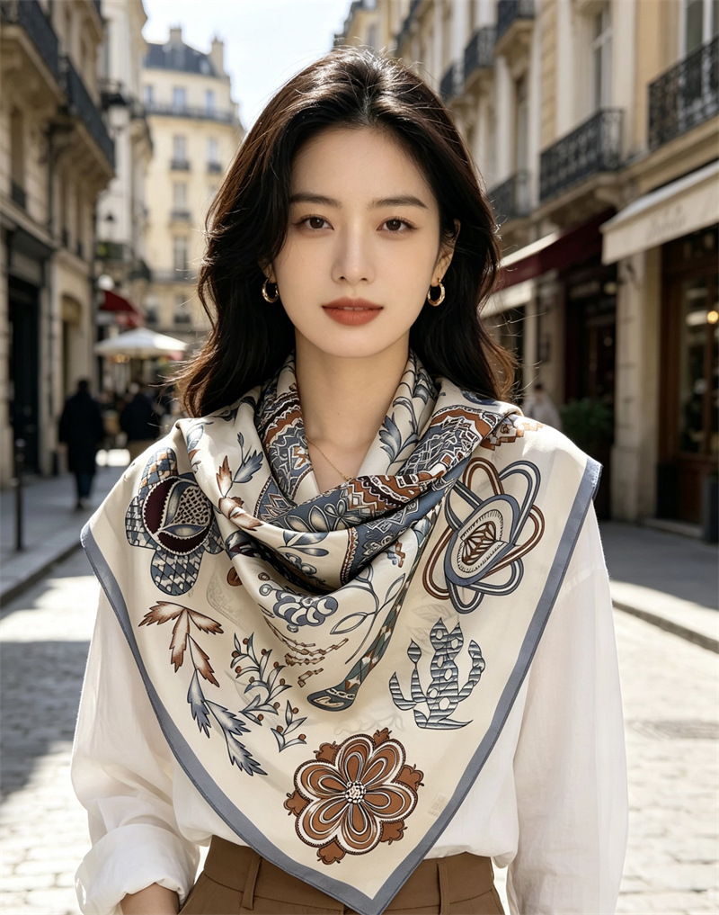 Horse Print Women 90CM Bandana - Travel Hair Accessories 评论和价格