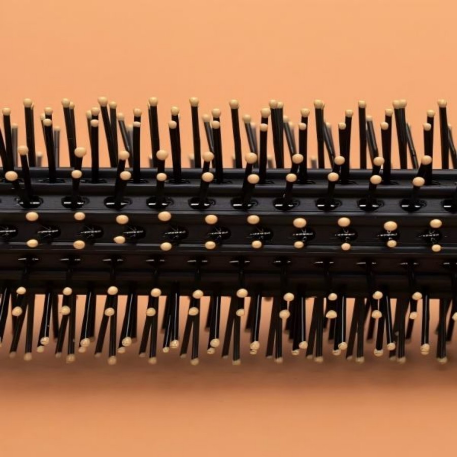 Black Portable Hair Comb Brush - Travel Accessories Gifts For Women 评论和价格