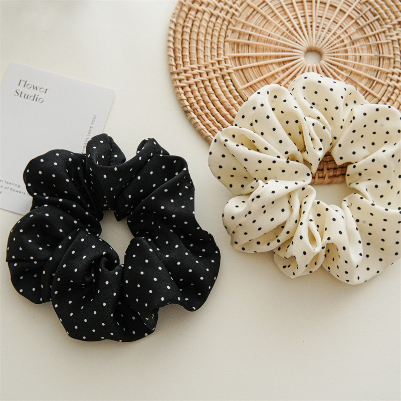 11cm/14cm Dot Cloth Scrunchies - Travel Accessories Gifts For Women 评论和价格