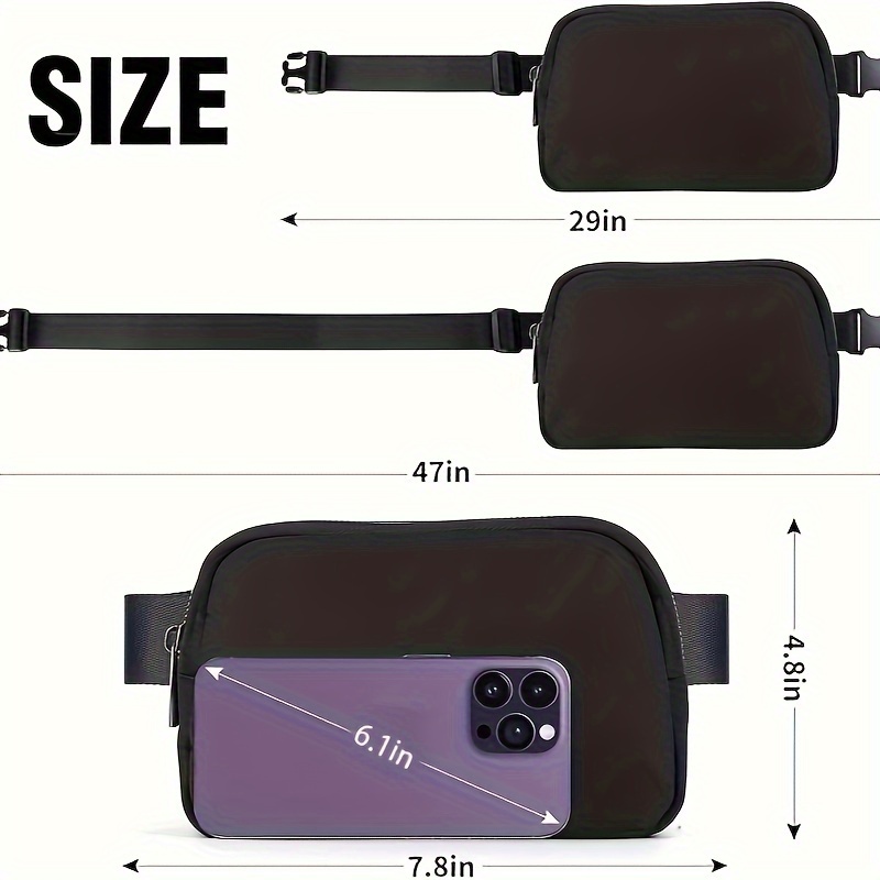 Women Waist Bag Zipper Fanny P - Money Belt Hidden 评论和价格