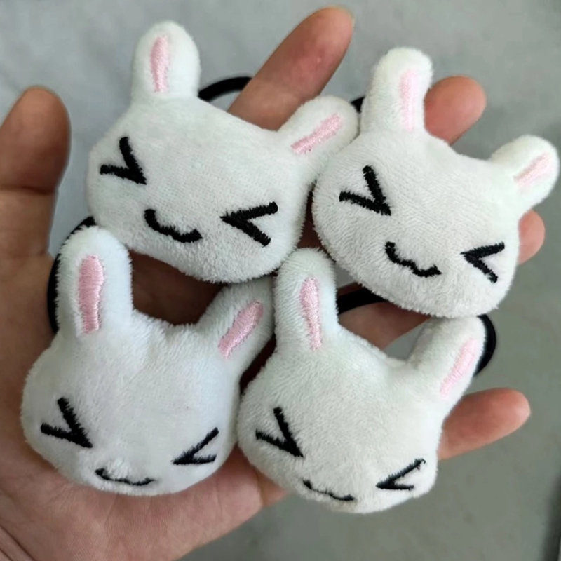 Sweet Plush Bunny Hair Tie Cut - Travel Accessories For Girls 评论和价格