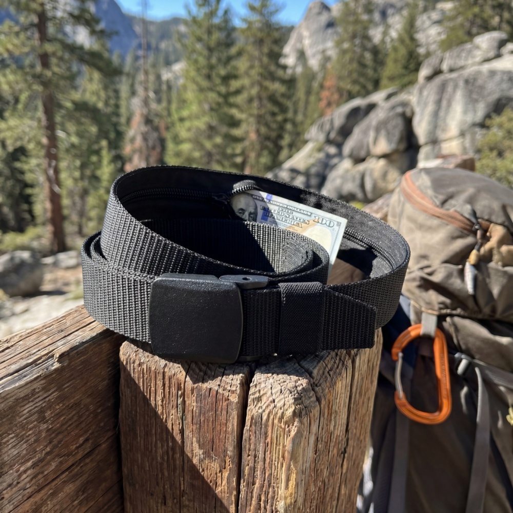 Men Anti-Theft Travel Belt Wit - Money Belt Hidden 评论和价格