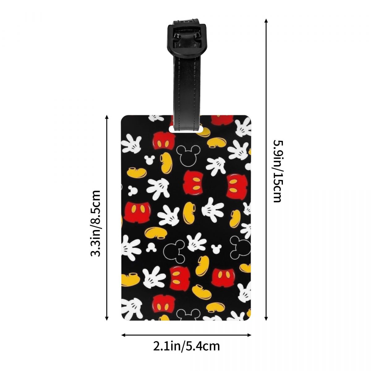 Custom M-Mouse  Luggage Tag fo - Travel Accessories International 评论和价格