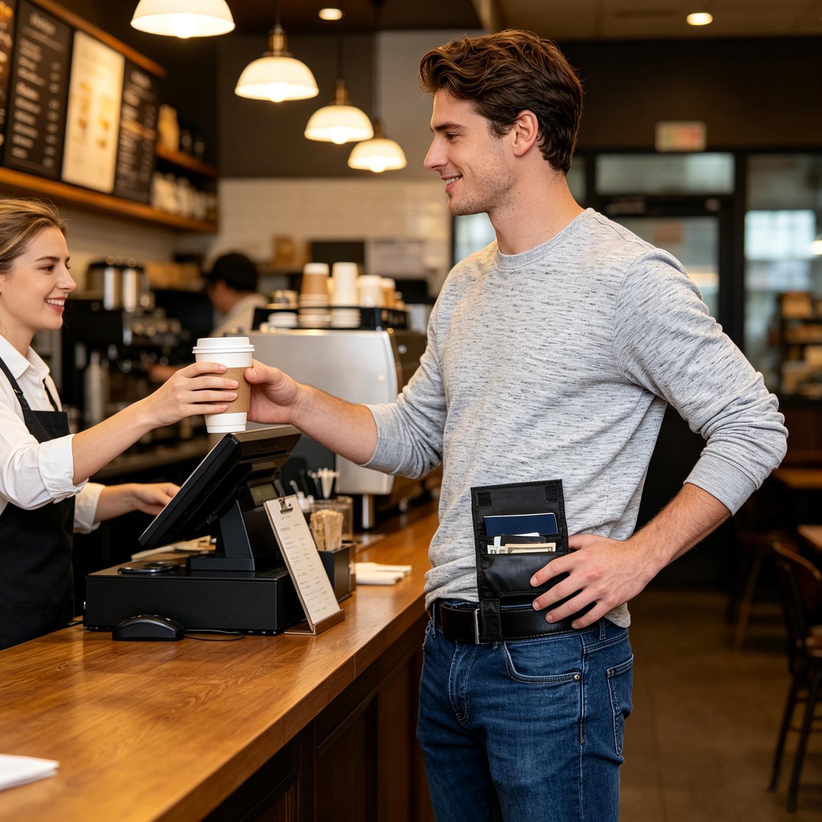 Belt Wallet Slim Portable Invi - Money Belt Hidden 评论和价格