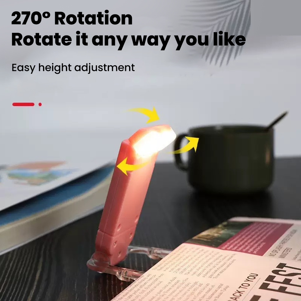 Portable Rechargeable LED Clip - Travel Reading Accessories 评论和价格