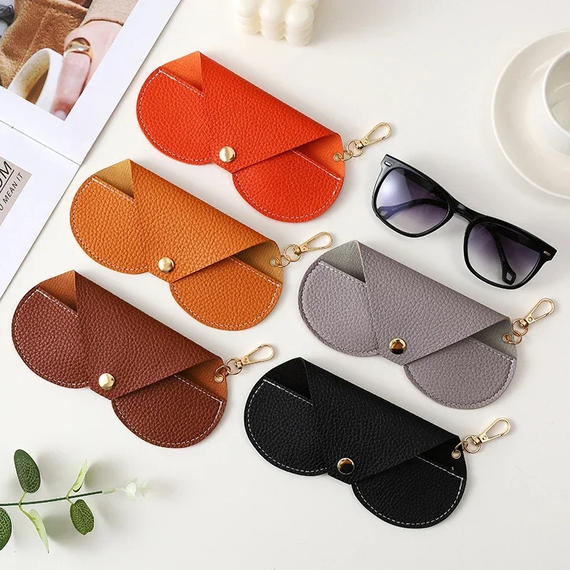Litchi Embossed Glasses Cover  - Travel Reading Accessories 评论和价格