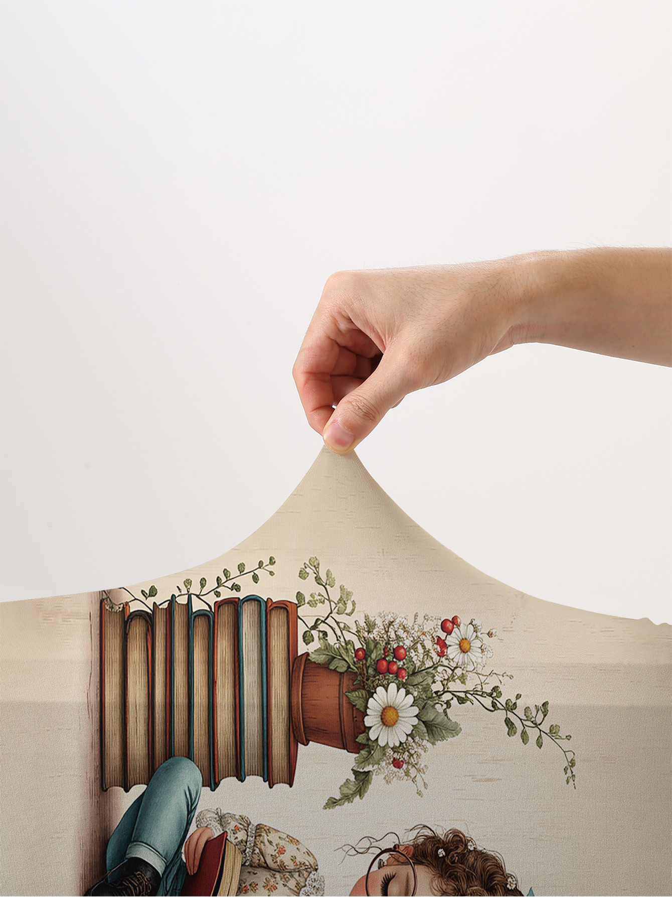 Reading Girl Book Flower Lugga - Travel Reading Accessories 评论和价格