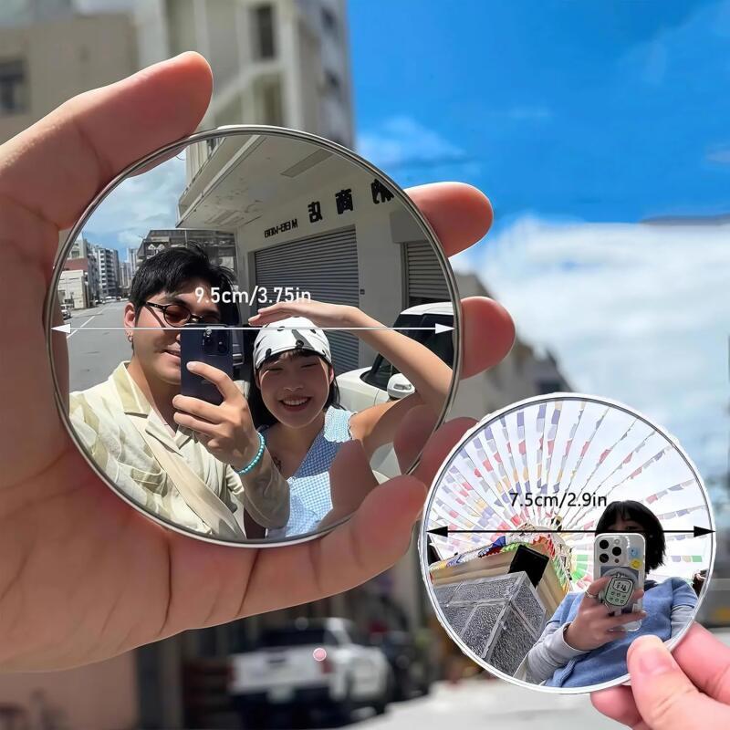 Handheld Selfie Mirror Portabl - Travel Vlog Accessories 评论和价格