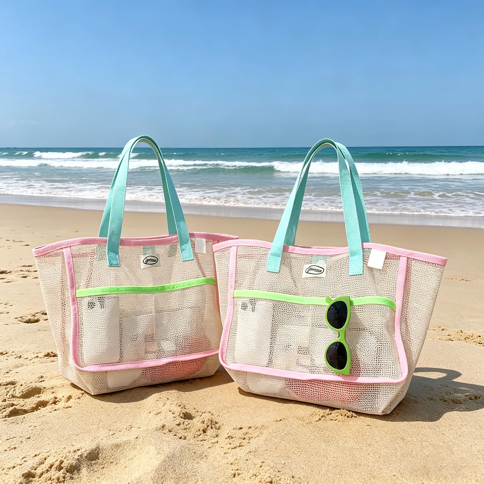 Beach Bags for Women Colorful  - Travel Accessories Shops 评论和价格