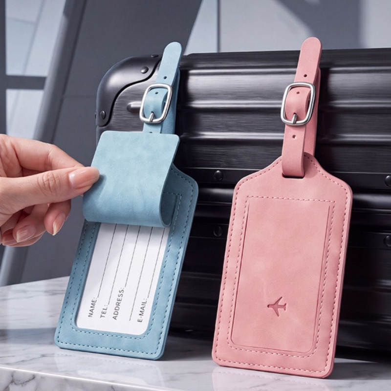 1PC PU Leather Luggage Tag Wom - Travel Accessories International 评论和价格