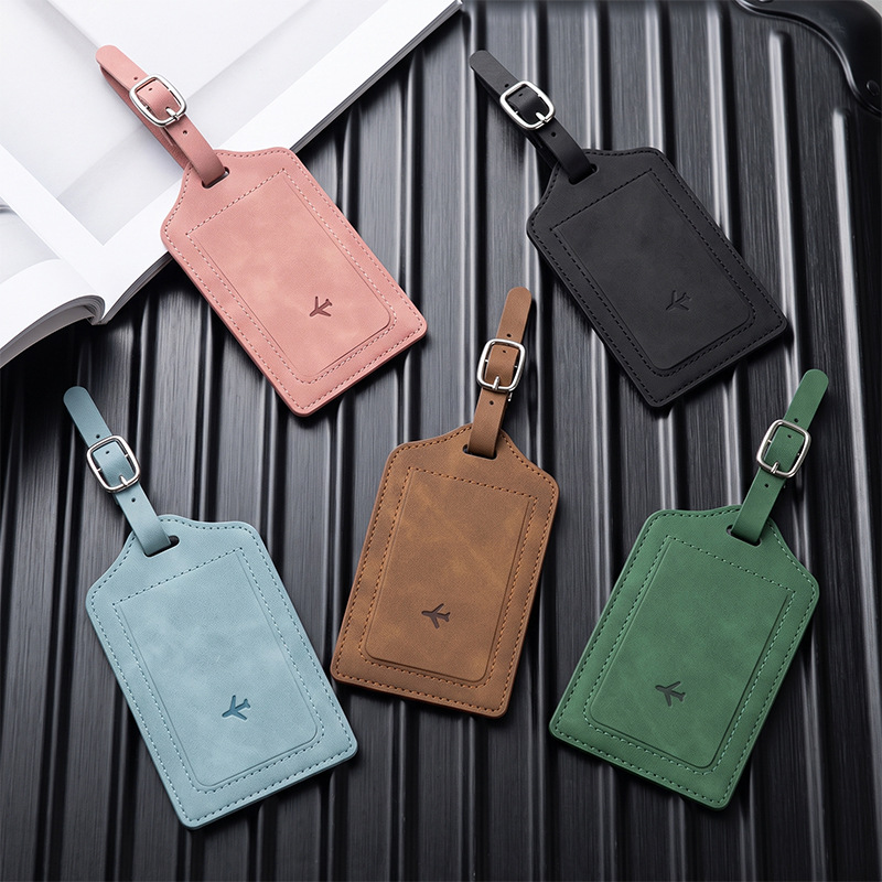 1PC PU Leather Luggage Tag Wom - Travel Accessories International 评论和价格