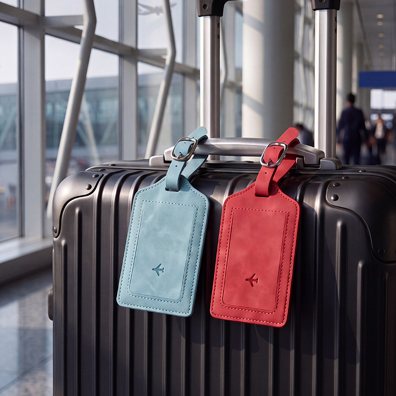 1PC PU Leather Luggage Tag Wom - Travel Accessories International 评论和价格