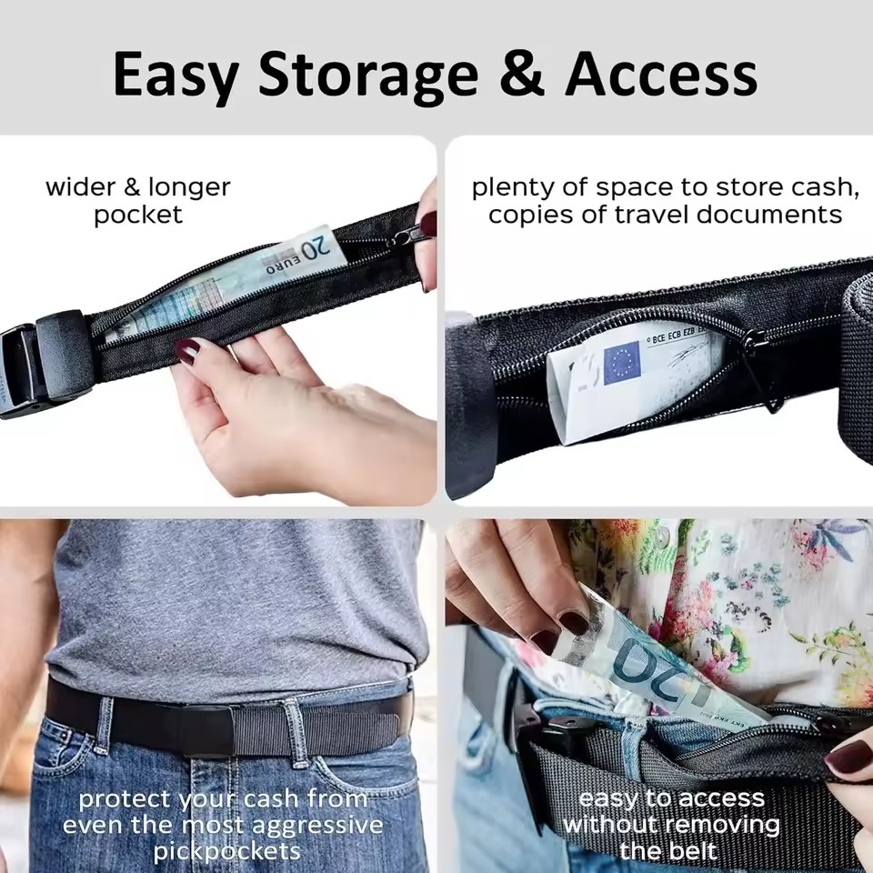 New A Travel Cash Anti-Theft B - Money Belt Hidden 评论和价格
