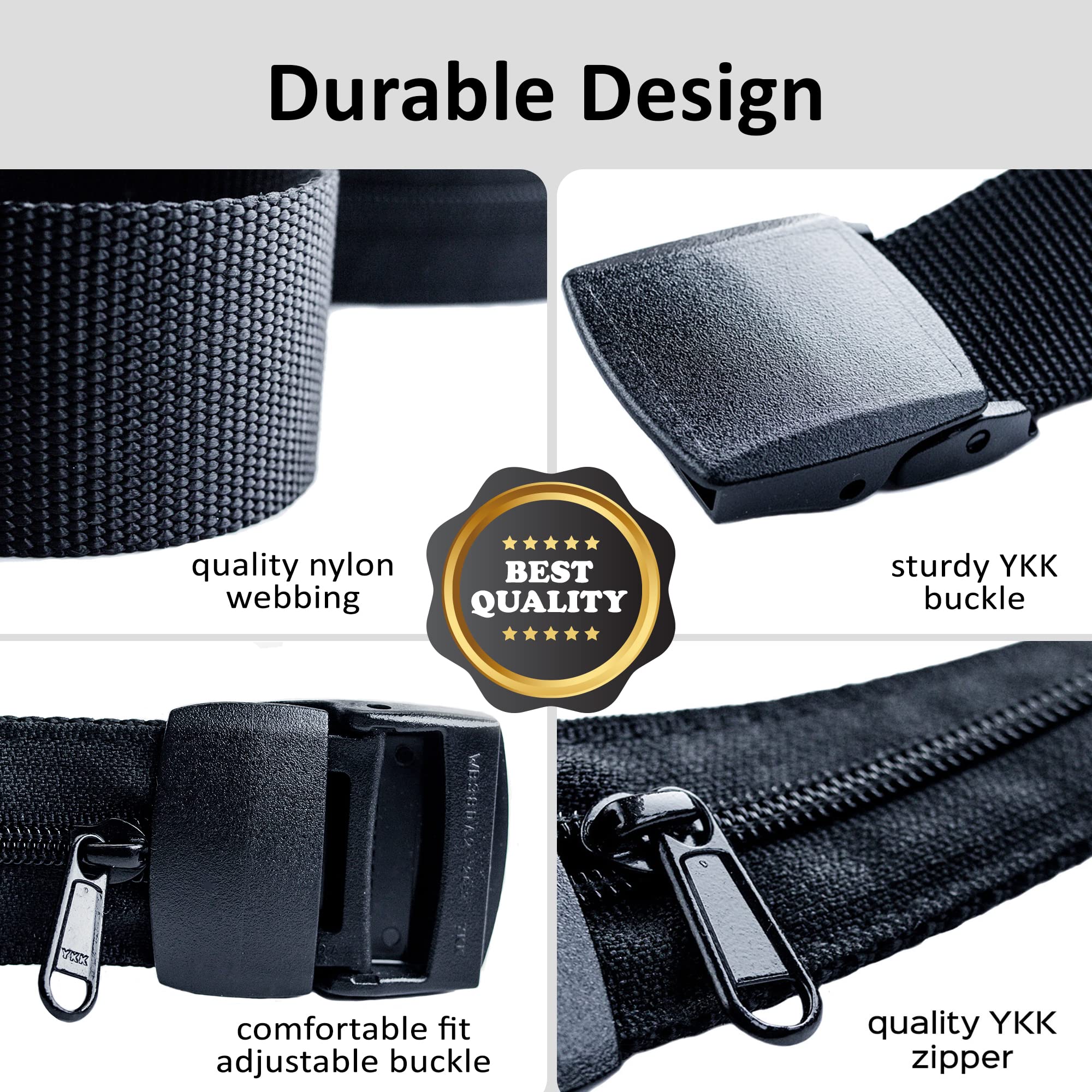 120cm Anti-Theft Travel Waist  - Money Belt Hidden 评论和价格