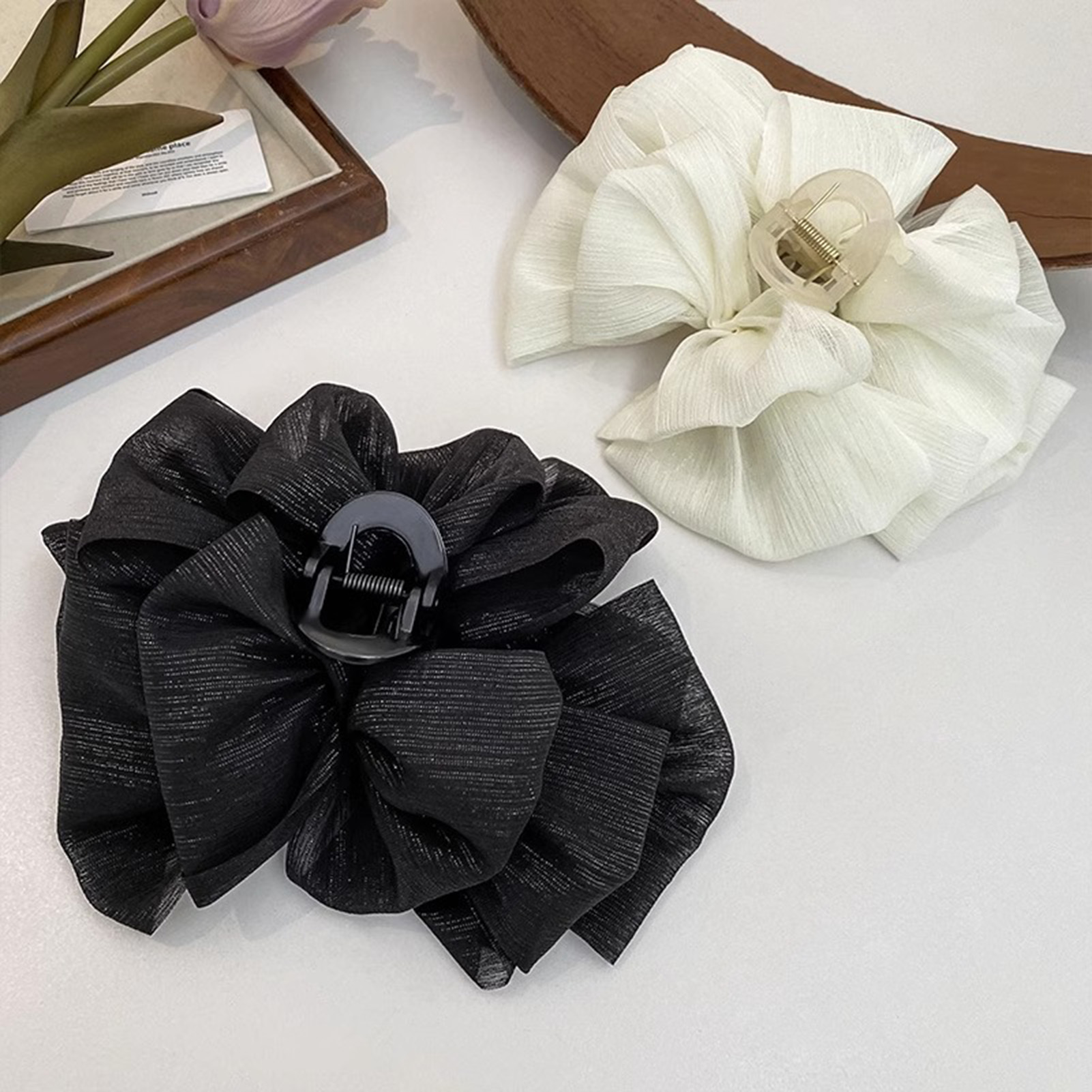 Elegant Bow Hair Claw For Wome - Travel Accessories Shops 评论和价格