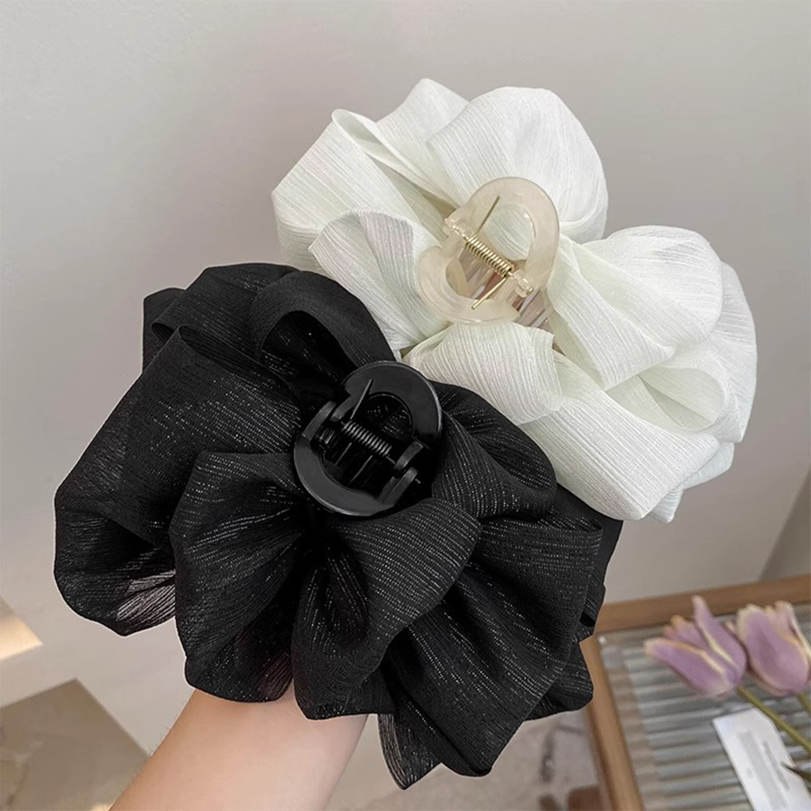 Elegant Bow Hair Claw For Wome - Travel Accessories Shops 评论和价格