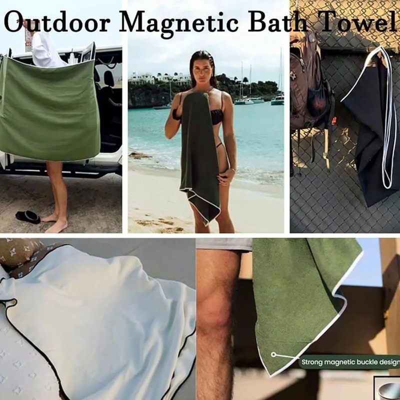 Outdoor Magnetic Quick-Dry Bat - Travel Towel Quick Dry 评论和价格