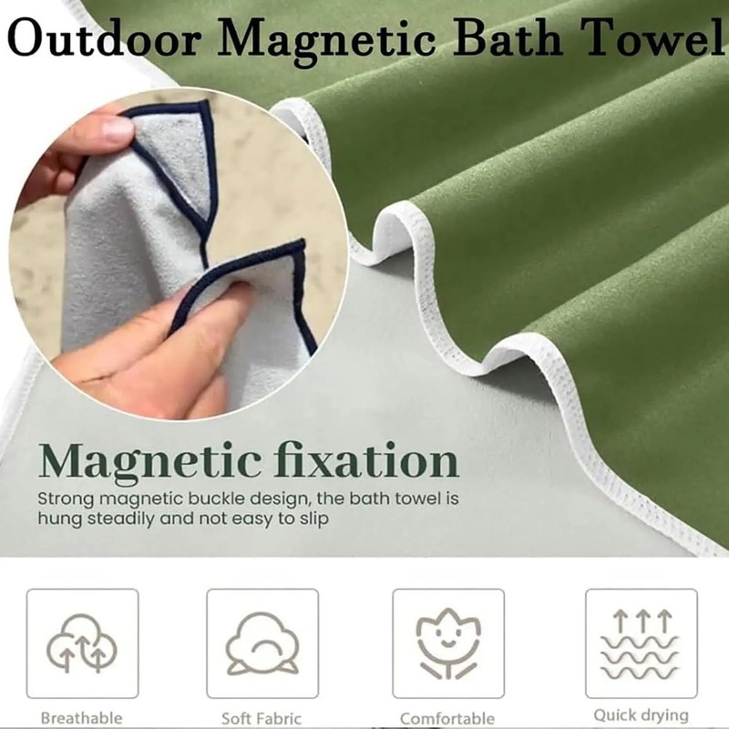 Outdoor Magnetic Quick-Dry Bat - Travel Towel Quick Dry 评论和价格