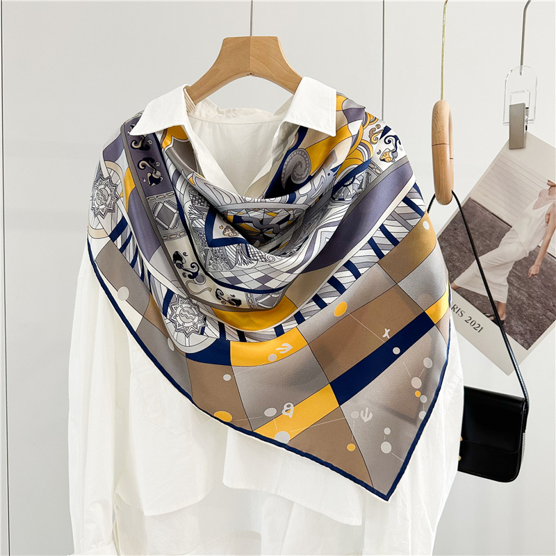 Silk Square Scarf Women Accura - Travel Hair Accessories 评论和价格