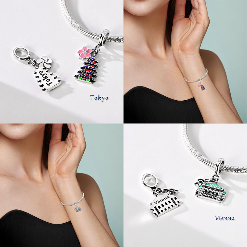 World Landmark Beads Original  - Travel Accessories Gifts For Women 评论和价格