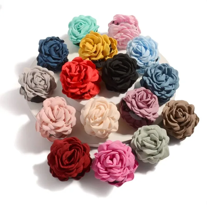 French Fabric Rose Flower Hair - Travel Hair Accessories 评论和价格