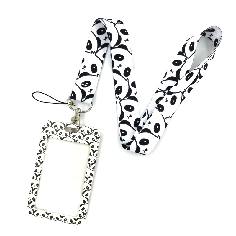 Panda Lanyard Credit Card ID H - Travel Accessories Gifts For Women 评论和价格