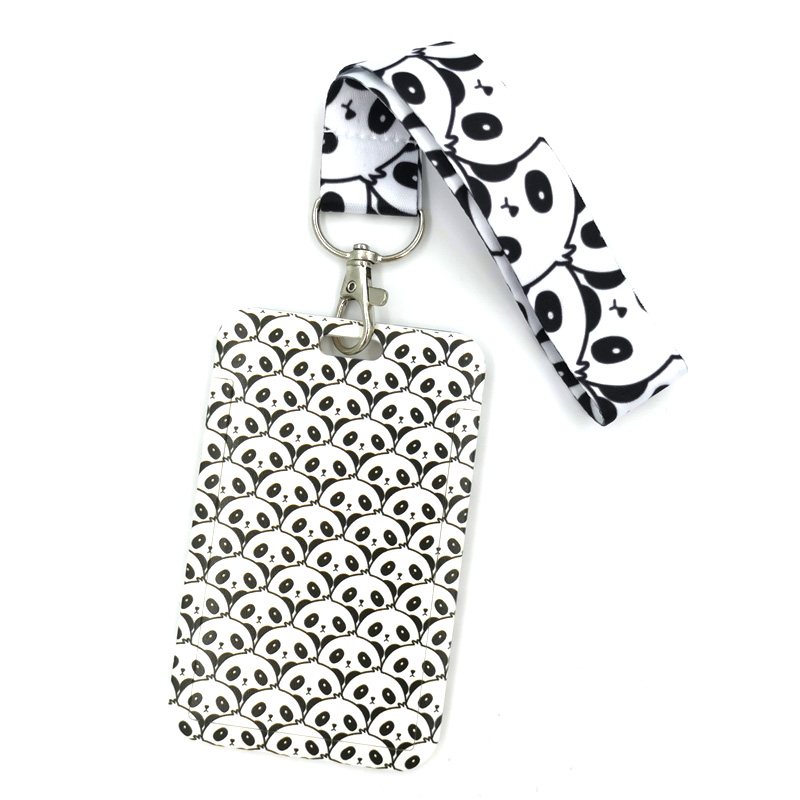 Panda Lanyard Credit Card ID H - Travel Accessories Gifts For Women 评论和价格